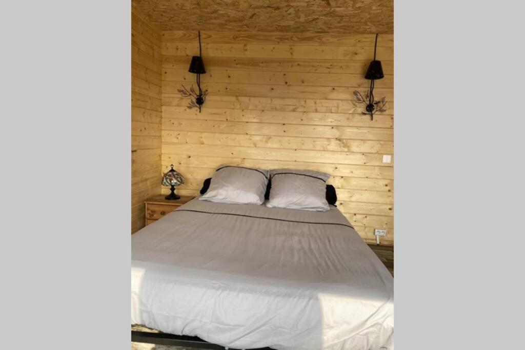 Charmant Chalet Pour 2 Personnes Spa Prive Massillargues-Attuech ภายนอก รูปภาพ