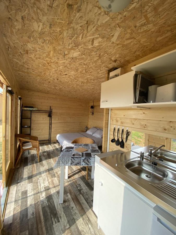 Charmant Chalet Pour 2 Personnes Spa Prive Massillargues-Attuech ภายนอก รูปภาพ