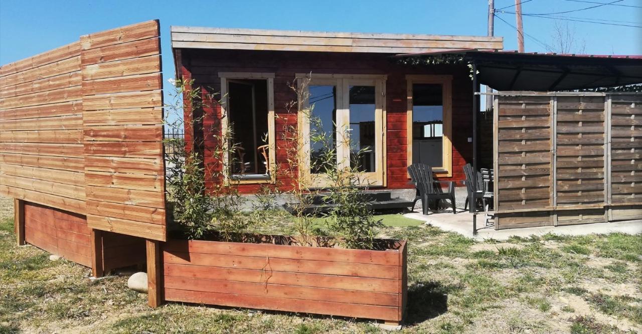 Charmant Chalet Pour 2 Personnes Spa Prive Massillargues-Attuech ภายนอก รูปภาพ